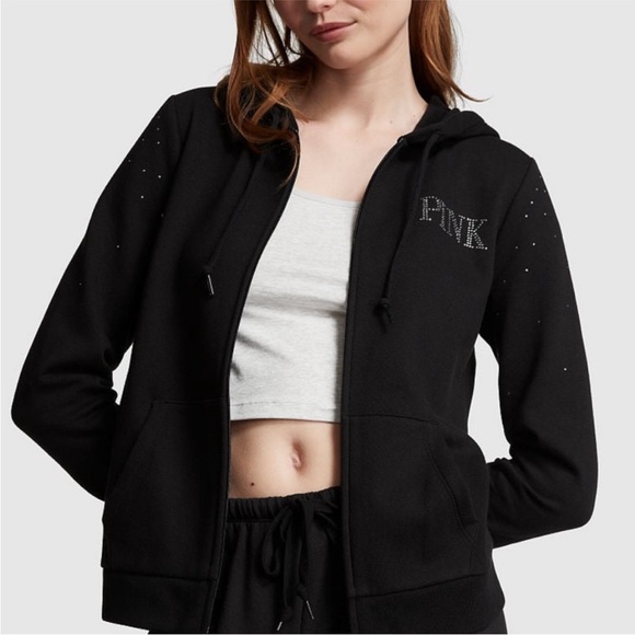 PINK Bling Perfect Full-Zip XXL - Picture 2 of 5